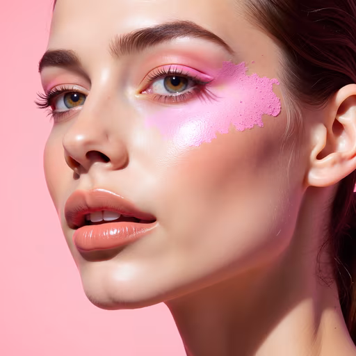 Pink Splash Portrait
