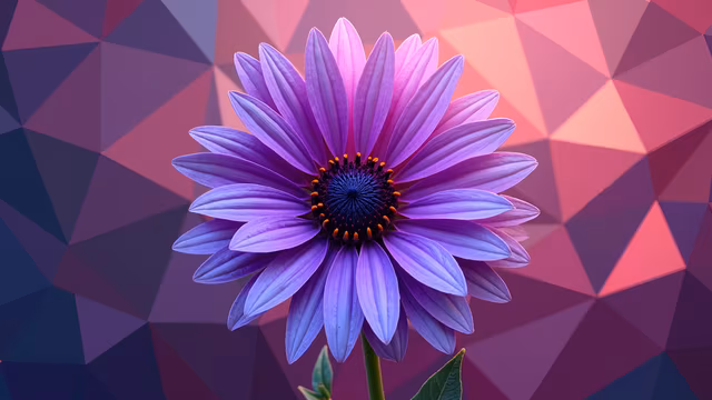 Purple Flower Illustration