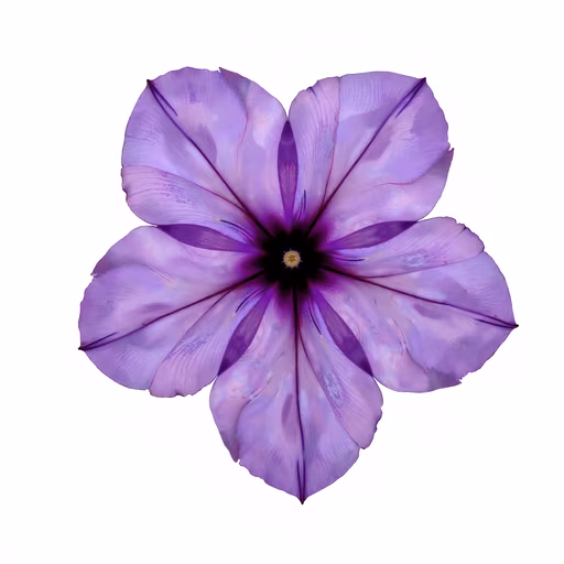 Purple Flower Illustration
