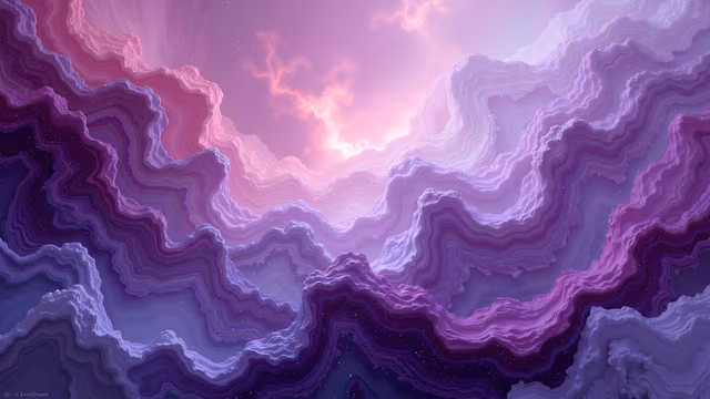 Purple Marble Sky