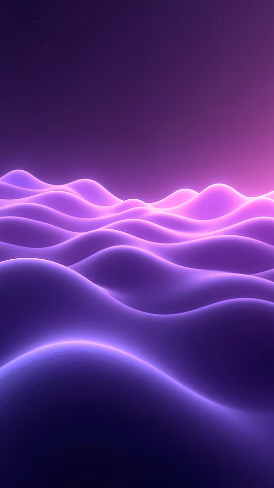 Purple Waves Illustration