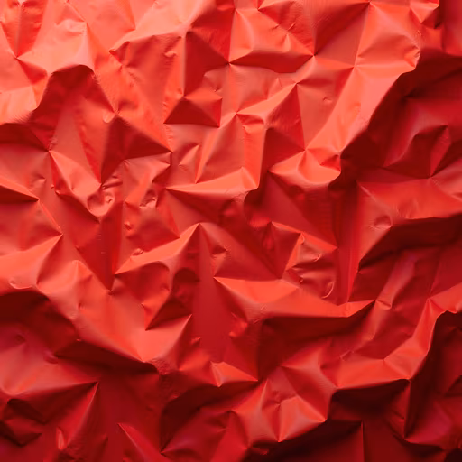 Red Geometric Pattern