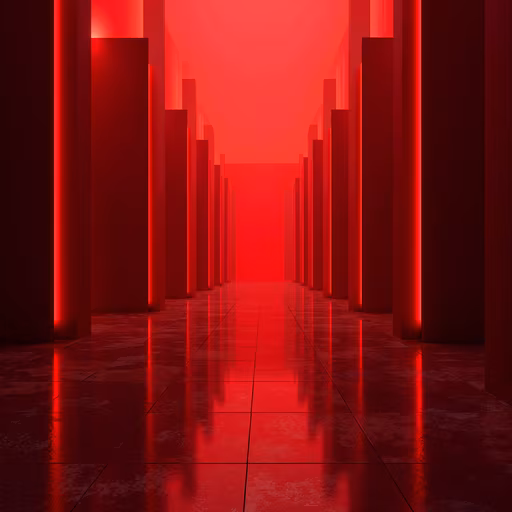 Red Neon Tunnel