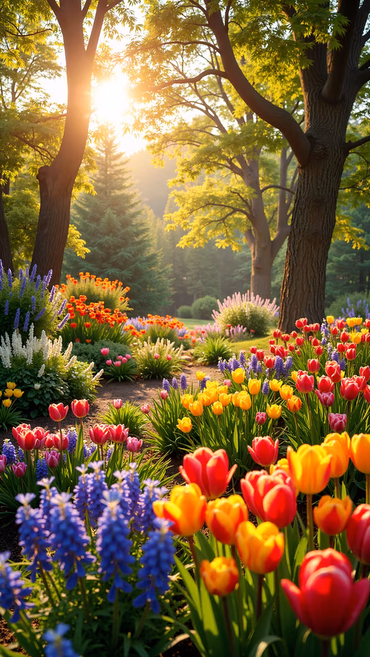 Spring Garden Illustration