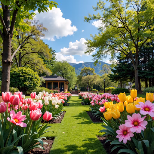 Spring Garden Path