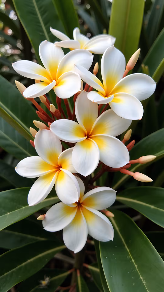 Tropical Plumeria Flowers