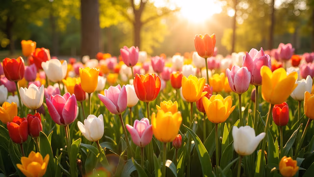 Tulip Field in Spring