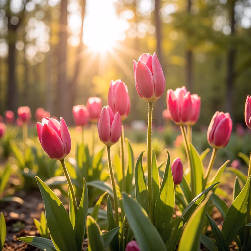 Tulips in the Sunlight