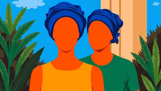 Two Sisters in the Garden