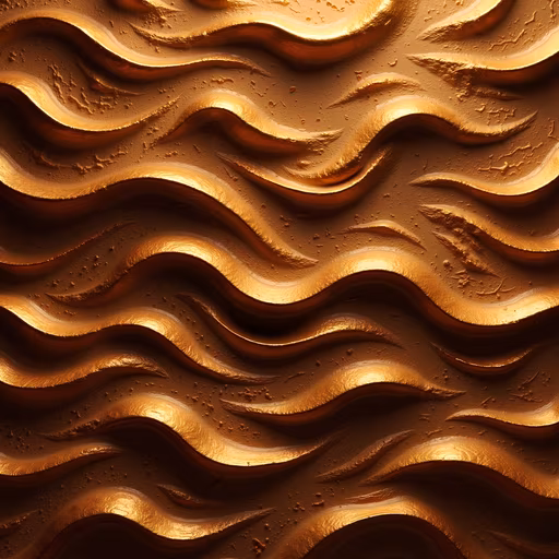 Wavy Chocolate Illustration