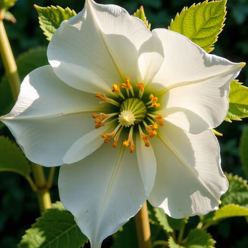 White Flower Illustration