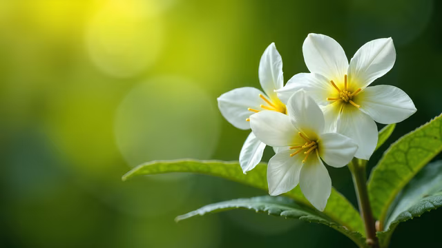 White Flowers in Spring
