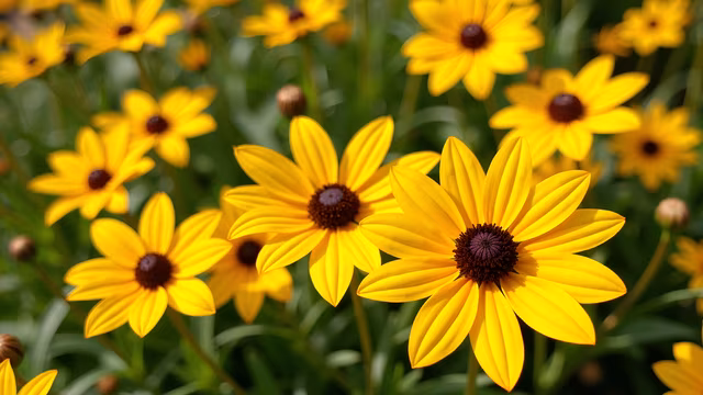 Yellow Flowers Illustration