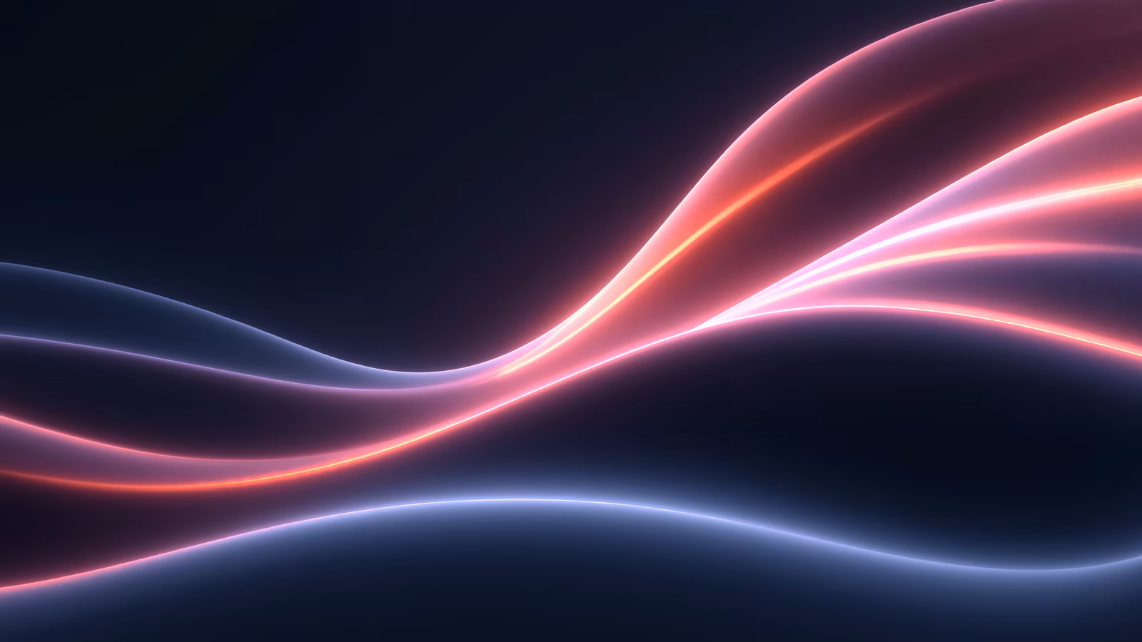 Vibrant abstract lines on a dark background, symbolizing movement and creativity.