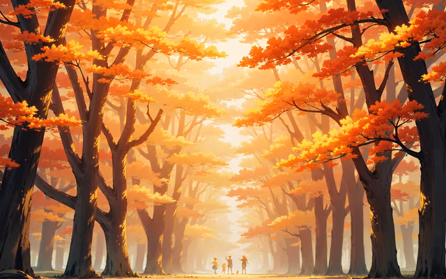 Autumn Forest Illustration
