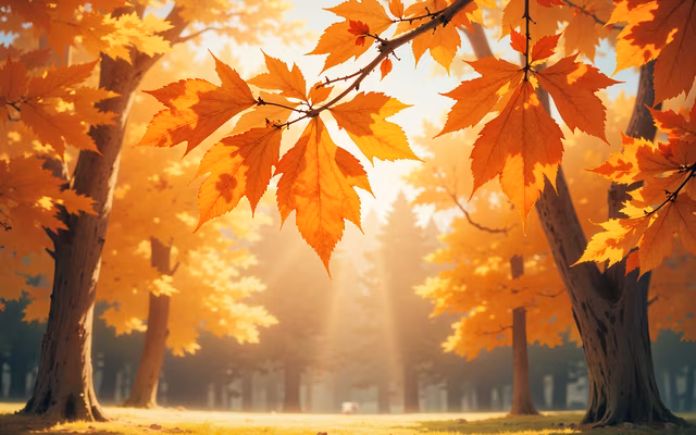 Autumn Serenity Illustration