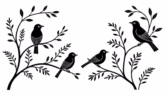 Birds on Branches
