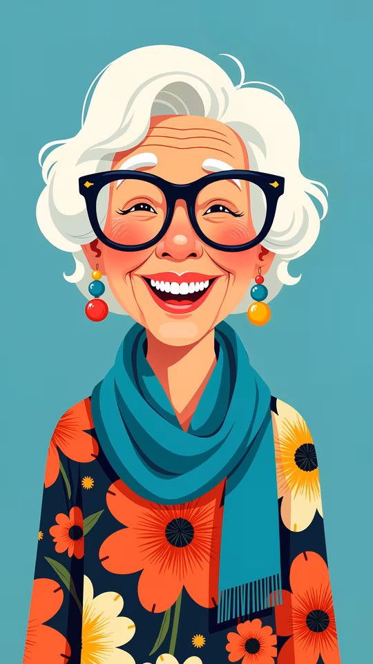 Bright and Cheerful Illustration