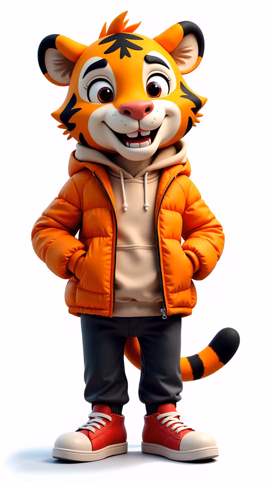 Cartoon Tiger Character
