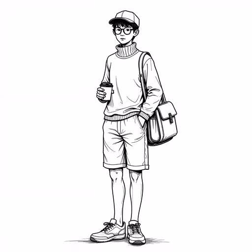 Casual Streetwear Illustration