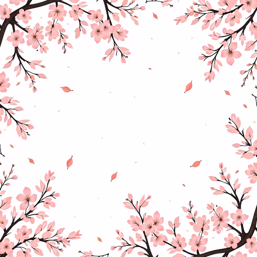 Cherry Blossom Illustration