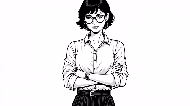 Confident Woman Illustration