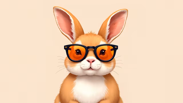Cool Bunny Illustration