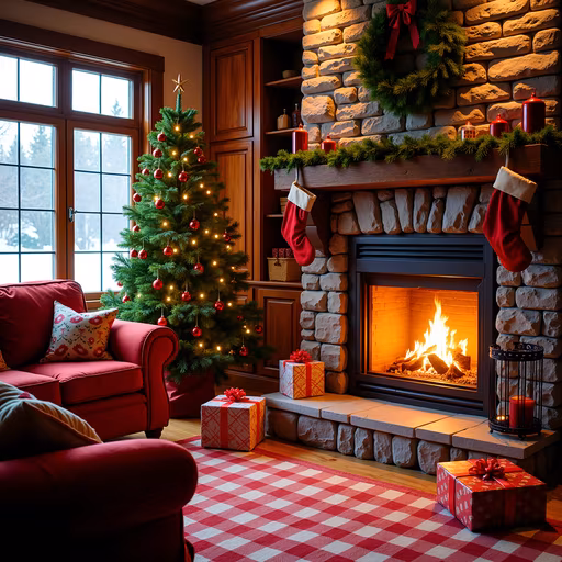 Cozy Christmas Interior