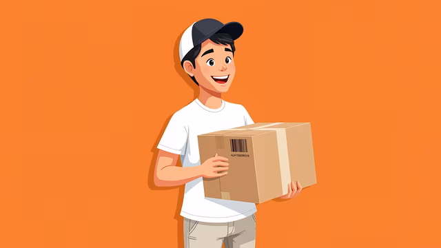 Delivery Guy Illustration