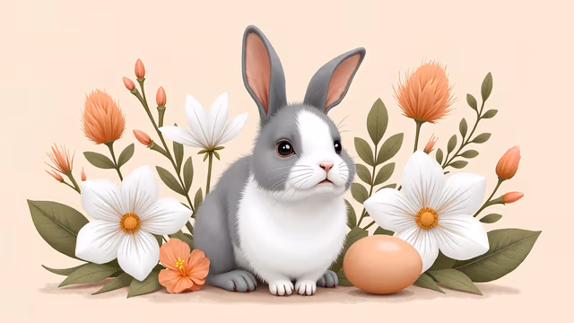 Easter Bunny Illustration