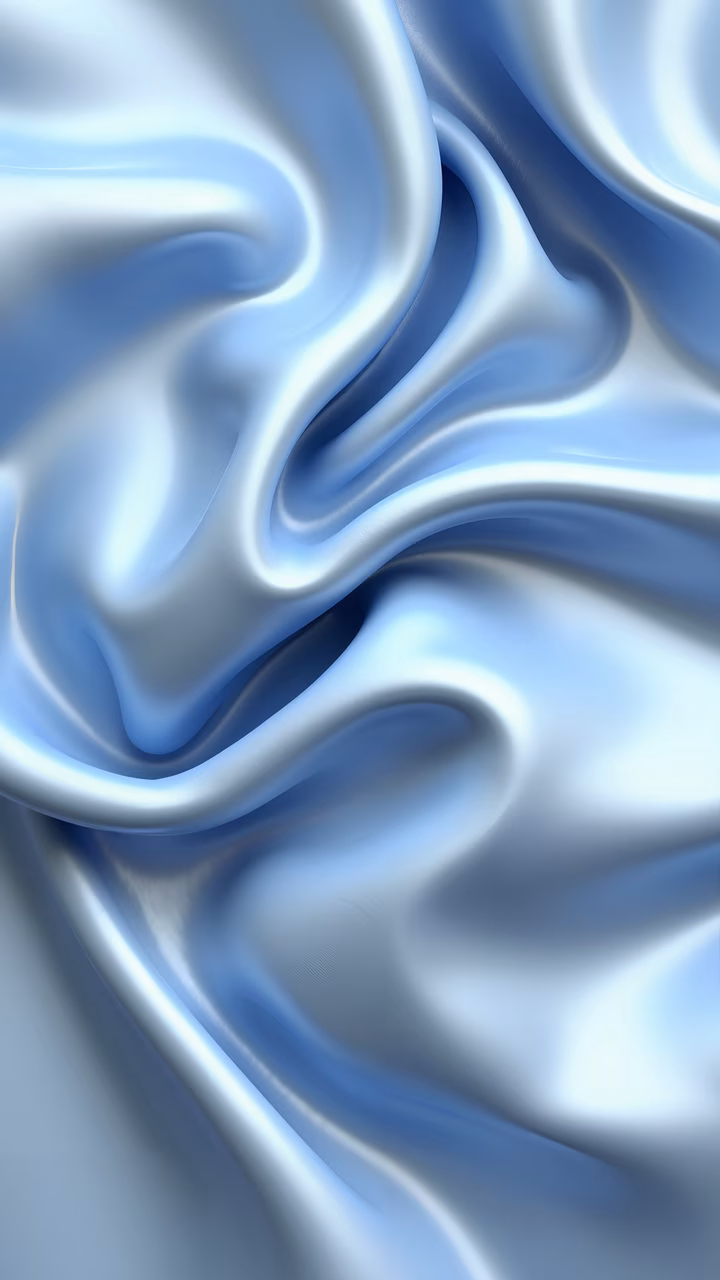 Abstract fluid illustration with smooth gradients and dynamic shapes.