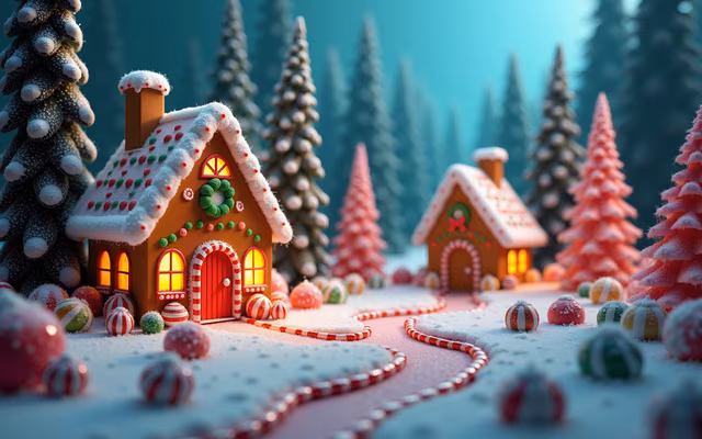 Gingerbread Christmas Village