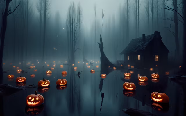 Halloween Night Illustration