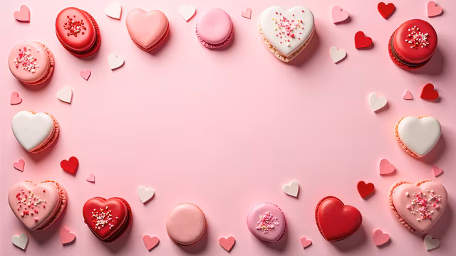 Heart-Shaped Macarons