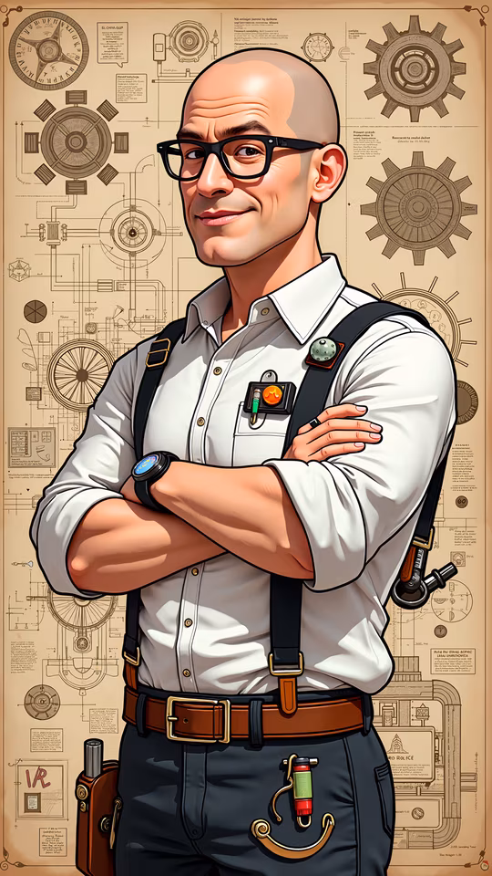 Mechanical Engineer Illustration