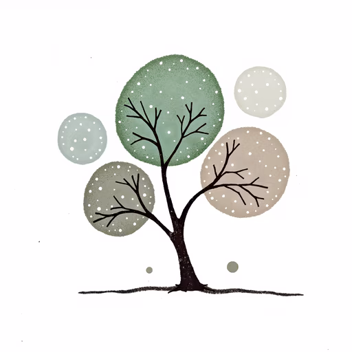 Minimalist Tree Illustration