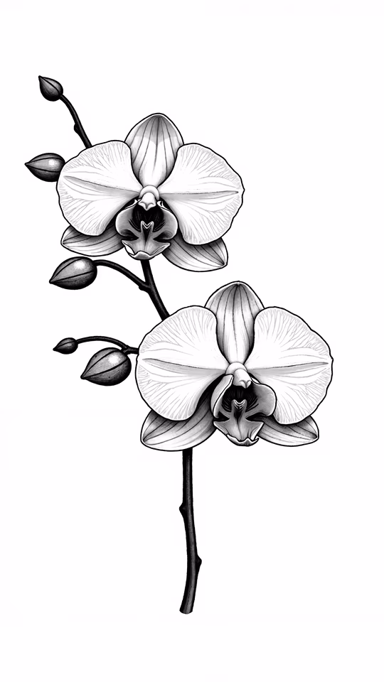 Orchid Illustration