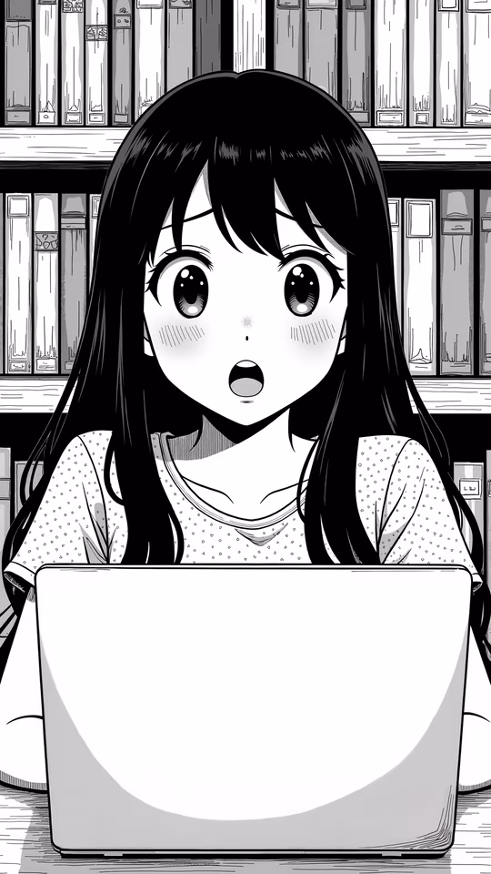 Surprised Girl Illustration