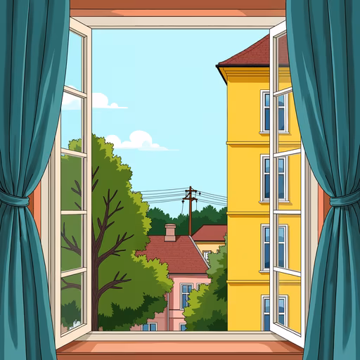 Window View Illustration