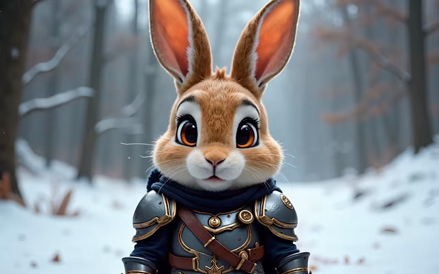 Winter Warrior Rabbit