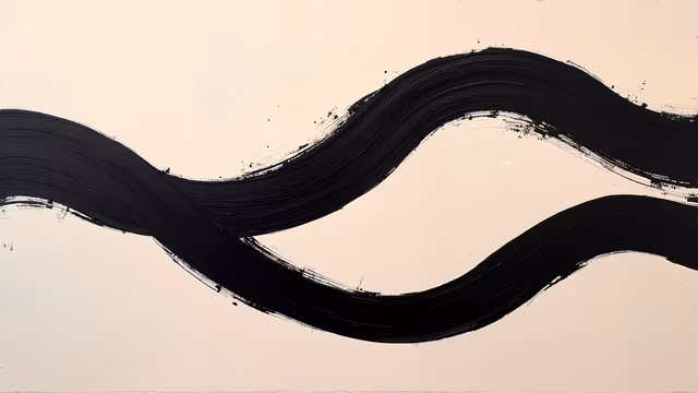 Abstract Brushstroke Art