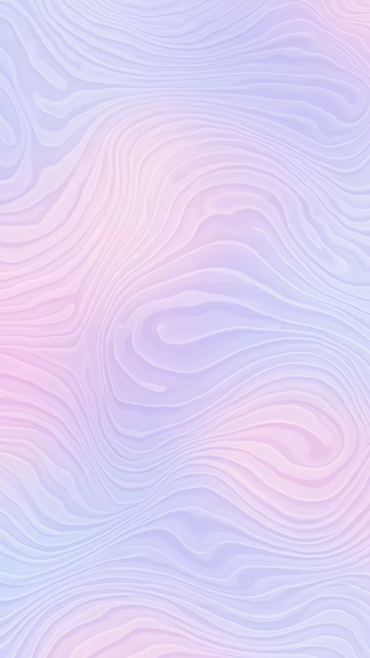 Soft pastel hues and flowing lines create a serene abstract background.