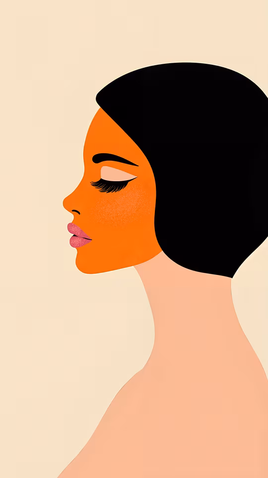 Abstract Profile Illustration