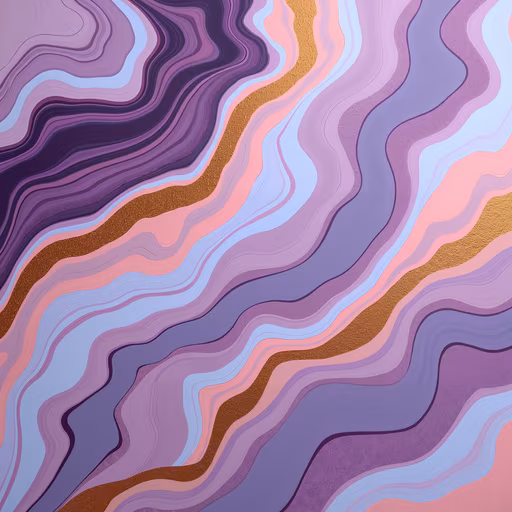 Abstract Waves in Pastels