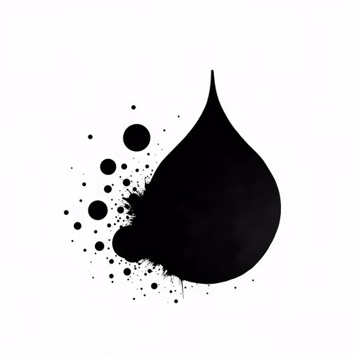 Black Ink Drop