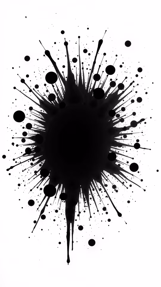 Black Ink Splash