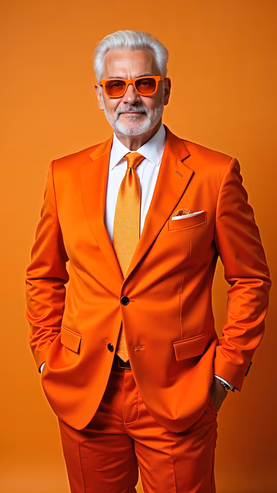 Bright Orange Suit