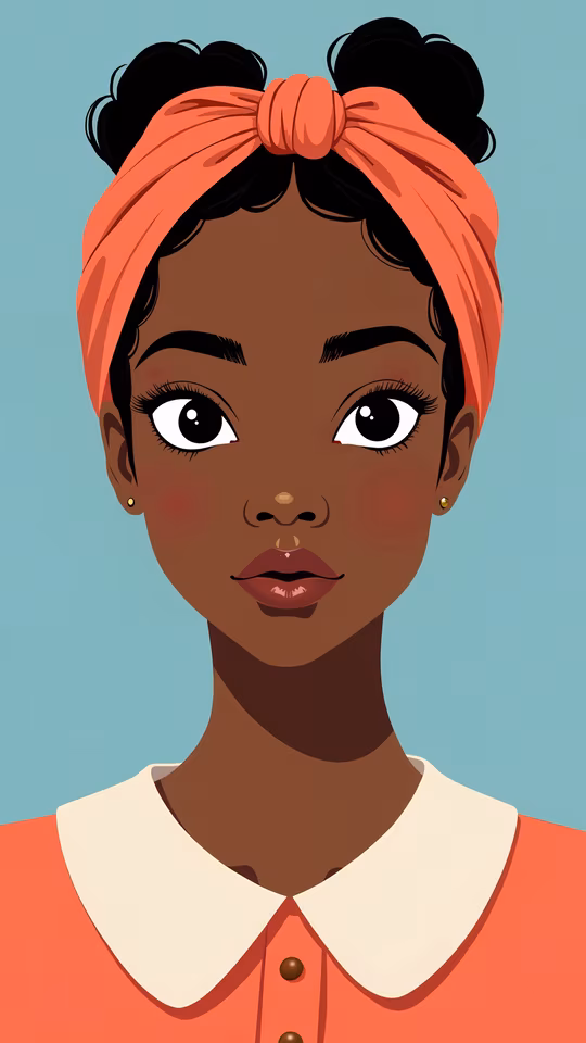Cartoon Portrait with Turban