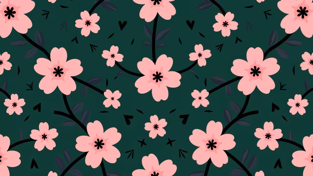 Cherry Blossom Illustration
