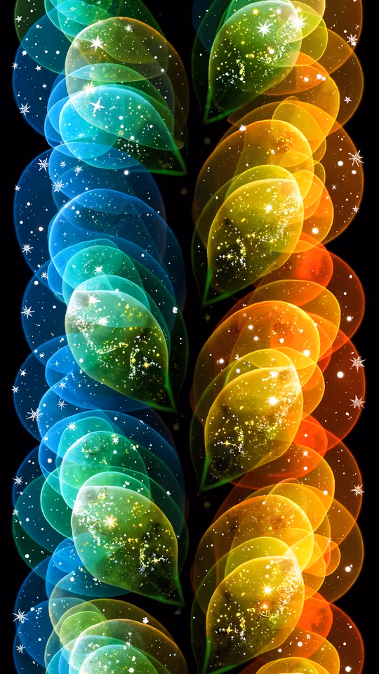 Colorful Leaves Illustration